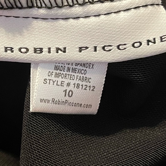 Robine Piccone Lina Ruffle V- Neck One-Piece Swimsuit - Size 10 - Picture 12 of 12